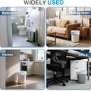 Charmount Small Trash Bags 4 Gallon, 200 Count Drawstring Mini Garbage Bags, Plastic Trash Can Liners for Bathroom Accessories, Bedroom, Dorm Room Essentials, Office