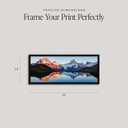 Americanflat 14x36 Picture Frame - Engineered Wood - Black