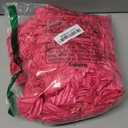 IyMoo Women Sexy Strapless Ruffle Bodycon Dress Solid Color Fringe Slim Party Cocktail Bandage Dresses (Large, Rose Red)