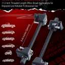 Reywoo Spring Compressor Tool, Heavy-Duty Coil Spring Compressor Tool with Locking Pins, Strut Spring Compressor 13/16" Socket 1/2" Drive to Compress The Coil Spring