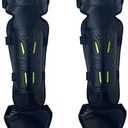 Protective Shin Guard Brush Gaiter with Comfortable Sponge Cushion for Trimming Weed eating Mowing