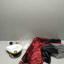 Halloween Red Silky Robe Jacket Costume Set Men's Captain Outfit with Hat Sunglasses Chain Funny Adult Party Cosplay (X-Large)