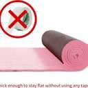 HOMBYS 450 GSM Extra Thick 3x10 ft Pink Carpet Runner for Partys & Events, Heavy-Duty Felt Aisle Runway Rug for Steps, Prom Proposal & Wedding Ceremony Decorations, Hollywood Oscars for VIP Awards Pink, 3' x 10' (Rectangular)