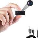 Mini Camera - Nanny Camera - HD 1080P - - Indoor Security Camera - Portable Pocket Cam - Motion Detection - Automatic Night Vision - Loop Record - Gravity Sensor - No-WiFi, 512GB Max