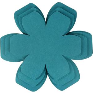BYKITCHEN Pot and Pan Protectors, Set of 12 and 3 Different Sizes, Larger & Thicker Felt Pan Protector Pads, Cyan Pot Separators Protectors for Stacking and Protecting Your Cookware