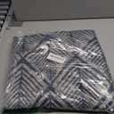 jinchan 80% Blackout Curtains for Living Room, Geometric Patterns Drapes for Bedroom, Window Treatments for Room Darkening, Grommet Top Thermal Insulated Curtains 84 inch Length 2 Panels Set, Blue