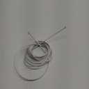 White Curtain Wire 5 Meter Wall Decor Picture Hanging Kit with 6 Pairs of Screw Eyes and Hooks for Net Curtain Rods Clothesline Hanging Decor