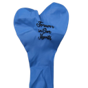 Heart Balloons Blue Forever in Our Hearts