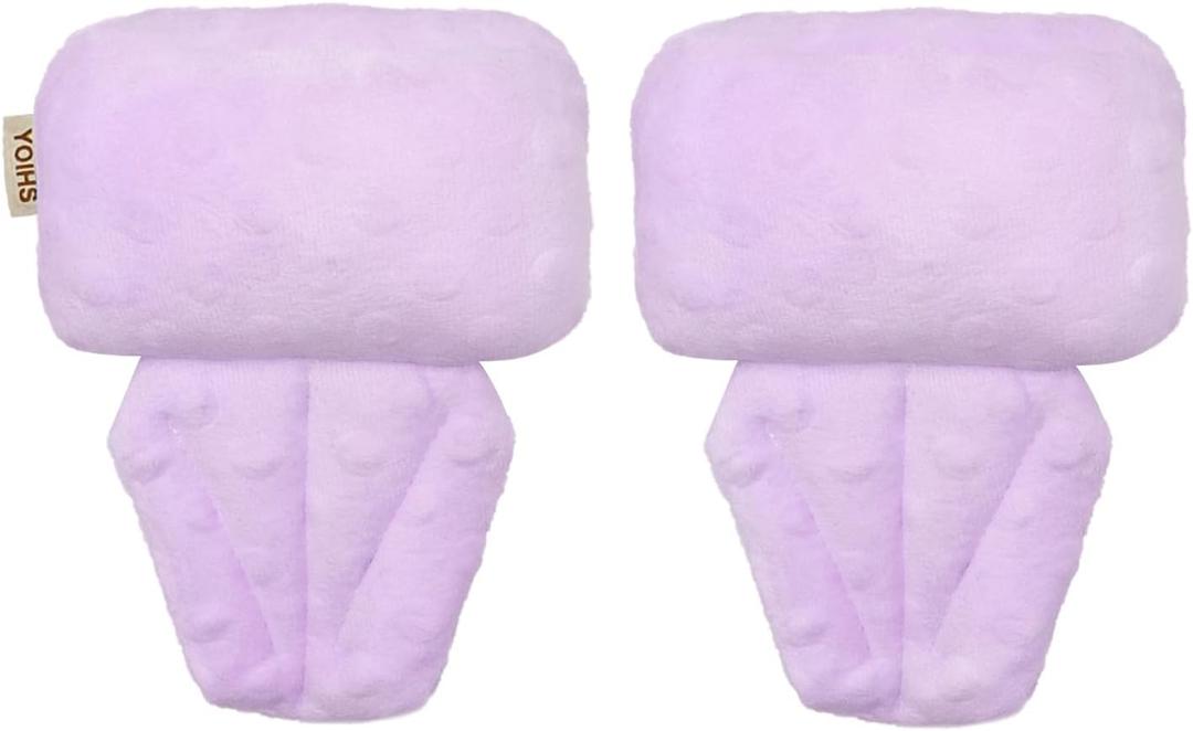 2PCS Lymphedema Axilla Pillow for Mastectomy Recovery – Cotton Post Breast Surgery Pillow for Sleeping, Armpit Pain Relief, Mastectomy Underarm Pillow for Comfort Support (Purple)