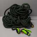 Relxitl Garden Hose, Flexible Water Hose, Ultra Lightweight Non-Expanding hose with 10 Function Sprayer, Leak proof, Pressure Resistant for Yard, Outdoor (Green, 100FT)