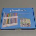 Acrylic straw holder with double-sided tape,cabinet straw organizer,Straws dispenser,suitable for cabinets and kitchen countertops (white)