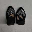 Silky Toes Foldable Flats for Women Dressy Ballet Shoes for Purse (10, Black Velvet)
