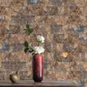 Art3d 102-Piece Peel and Stick Tile Backsplash for Kitchen Bathroom, 3in.  6in. Stick on Subway Tile Rust Slate