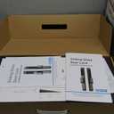 Slim Sliding Glass Door Lock, Sliding Door Lock with Fingerprint Remote APP Keypad RFID Key Electronic Digital Biometric Mortise Smart Lock for Double Hook Patio Sliding Door