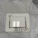 LASODY 25TH Silver Picture Frames -25TH Birthday Decoration Gift Furniture Desktop Frame Decoration