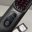 Go Brush Pro 2026, Cordless Hair Straightener Brush, Mini Hair Straightener with 4 Temperature Settings, Portable Hair Straightener Brush with MCH Heating and Ionic & Ceramic Care for Women (Black)