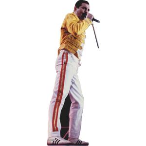 SC2294 Freddy Mercury Singing Cardboard Cutout Standee Standup