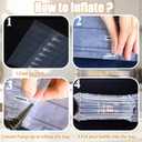 10 Sets Wine Shipping Box,Include 10 Moving Boxes and 10 Wine Bottle Protector Bags with 1 Reusable Air Pump