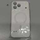 Magnetic for iPhone 17 Pro Max Case, with Camera Lens Protector, Compatible with Magnetic, Slim Shockproof Bumper Soft Silicone Metallic Luster Phone Case for iPhone 17 Pro Max, White