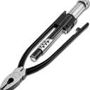 Reversible Safety Wire Twister Pliers Left and Right Twists Aircraft Wire Twisting Tool Automatic Metal Lock Twister for Aircraft Automobile Industry(1 Pcs,6 Inch)