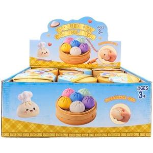 Sensory Stress Relief Squeeze Toys – Soft, Durable Hand Therapy & Relaxation Balls for Focus and Everyday Comfort - Dumpling - Tie Die