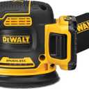 DEWALT 20V MAX Orbital Sander Cordless, 5-Inch Sander Tool, 2.Ah, 8,000-12,000 OPM, Variable Speed Dial, Storage Bag, Battery and Charger Included (DCW210D1)