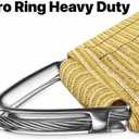 Heavy Duty 16' x 24' Beige Sun Shade Rectangle Pro Ring Shade Sail, 260 GSM Commercial Grade UPF50 Sunshade, Reinforced Corners & Edges - 5YearWarranty (We Make Custom Size)