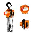 Chain Hoist 1/2 Ton (1100Lbs) Capacity 10FT, Manual Hand Lift Chain Block Hoist with 2 Heavy Duty Hooks, Industrial Grade Structures, Hand Chain Hoist for Garages Automotive Machinery