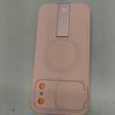 SURITCH for iPhone 17 Pro Max Case with Camera Control Cover, Camera Cover and Adjustable Kickstand, Compatible with MagSafe, Shockproof Bumper Protective Cases 6.9 Inch, Pink