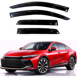 KPY Rain Guards Fit for 2023-2026 Toyota Crown, Out-Channel Window Visors Vent Wind Deflectors 4PC, Car Accessories for 23-26 Crown