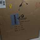 Newman House Studio Standing Reindeer Tree Figurine Christmas-Decor - 3PC Large Christmas Reindeer Decor Indoor Gold Resin Deer with Tree Statue White Farmhouse Decor 10.75 * 7 * 20.25 inch