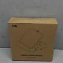 KDD Tablet Pillow Stand with Storage, Foldable iPad Holder for Bed, Lap and Desk, Angle Adjustable Soft Pad Dock with Stylus Mount Compatible with Ipad Pro 12.9, 10.5, 11, Air, Mini, Phones, Books (Light Grey)