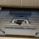 Full Aluminum Camera Carry-On Luggage DSLR Shockproof TSA lock Photography Gear Case with Removable Dividers & 360 detachable Wheels Luggage Rolling camera bag Camera storage case (silver)