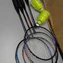 KH Badminton Rackets Set of 2 4 6 for Adults Kids,Beach Lawn Backyard Game Outdoor Sports,Racquets,Shuttlecocks & Carry