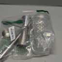 Barillio Glass Cocktail Shaker Set | 14 oz Cobbler Mixer with Bar Tools | Bartender Kit with Measuring Jigger, Mixing Spoon and Muddler | Gift Set