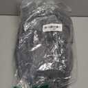 ANWUCHEN Knitted Jacquard Square Ottoman Cover - Thick Storage & Soft Slipcover - Elastic Bottom - Dark Gray (Medium)