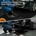 8' x 10' Extra Large Garage Floor Mat for Under Car, Heavy Duty Absorbent Oil Mat for Garage Floor, Waterproof Non-Slip Oil Spill Mat for Garage Driveway, Protect Concrete Floor from Oil Leaks Stains