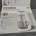 Keurig K-Mini Mate Plus Single-Serve K-Cup Pod Coffee Maker, Compact, 3 Cup Sizes, Brew Over Ice and Strong Button Features, 50 oz Removable Reservoir, Warm Stone