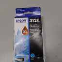 EPSON 312 Claria Photo HD Ink High Capacity Cyan Cartridge (T312XL220-S) Works with Expression XP-850, 8600, 8700, 15000