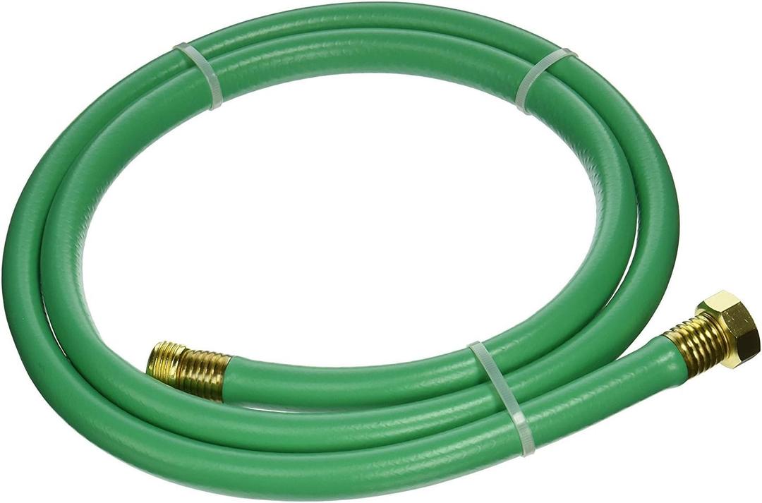 Swan Products LOLH5806FM Hose Reel Leader Hose with Male and Female Connections 6' x 5/8", Green