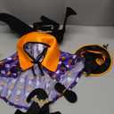 Halloween Pet Costumes Cat Wizard Costume Dog Funny Wizard Clothes Cat Bat Wings Wizard Hat Cute Pumpkin Cloak Outfits for Kittens Puppies