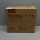 Vinyl Record Player Turntable with Built-in Bluetooth Receiver & 2 Stereo Speakers, 3 Speed 3 Size Portable Retro Record Player for Entertainment and Home Decoration (Brown)