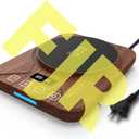 Sourdough Starter Warmer Mat - 24H Timer - Precise 1F Thermostat Control (70-100F) - Smart Memory Warming On/Off - Fits Jars Up to 40oz - Perfect for Home Baking (Brown)