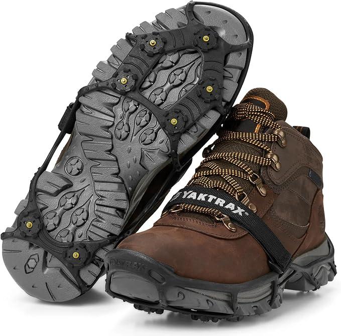 Yaktrax Spikes for Walking on Ice and Snow (1 Pair), Alloy steel, Small/Medium (Shoe Size: W 5-9/M 3.5-7.5)