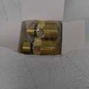 Water Outlet Fitting for Gas Powered Pressure Washer Pumps, M22 Male to 3/8" Male Adapter, Replacement for Simpson Cleaning 7106686, Gold, 2 Pack