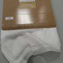 OWENIE Sheer Curtains 84 inches Long 2 Panels Set for Living Room/Bedroom, Rod Pocket Voile Sheer Panel Drapes, White, 2pcs, Each 42" W x 84" L