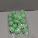 ShinyRelief 24 Pcs Glow in The Dark Table Tennis Balls Christmas Luminous Emotion Bouncy Balls Glowing Halloween Party Supplies Goodie Bag Fillers Cat's Fun Playmate for Holidays Outdoor Indoor