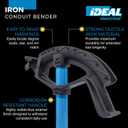 IDEAL Electrical Ductile Iron Conduit Bender, 74-027, 3/4 in. EMT