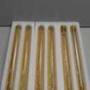 E26 T10 12 Inch Long Tubular LED Edison Bulbs, 6W(60W Eqv) 120V, 2500K Warm White, Dimmable, Spiral Filament, Amber Glass, One Ft Long Lighting Tube, Vintage Decorative Bulbs, 6 Pack