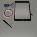 For iPad 7 7th / 8 8th Gen Screen Replacement Digitizer 2019/2020 10.2 Inch Touch Glass, for 7th or 8th Generation A2197 A2198 A2200, A2270 A2428 A2429 A2430 with Home Button, Repair Kit (Black)